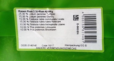 Regel-Saatgut-Mischungen (RSM)