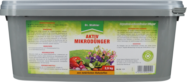 Dr. Stähler Aktiv Mikrodünger fest 2,5kg