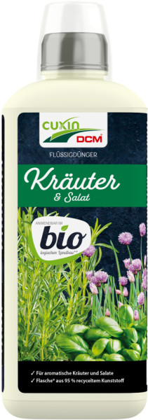 Cuxin DCM Flüssigdünger für Kräuter & Salat BIO 0,8l