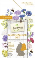 Produktbild von ReNatura Blütenzauber Regional mit Darstellung der Blumenmischung Informationen zur regionalen Herkunft für die Bundesländer Berlin...