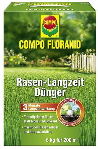 COMPO Floranid Rasen-Langzeitdünger 6 kg
