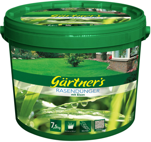 Gärtner's Rasendünger mit Eisen 7,5kg