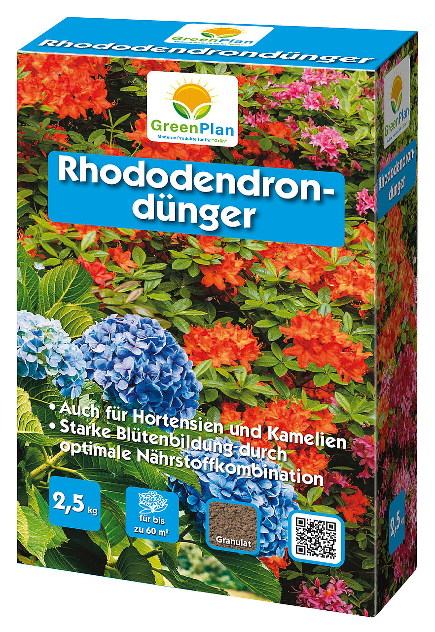 GreenPlan GP Rhododendrondünger 2,5 kg Premiumdünger für prachtvolle
