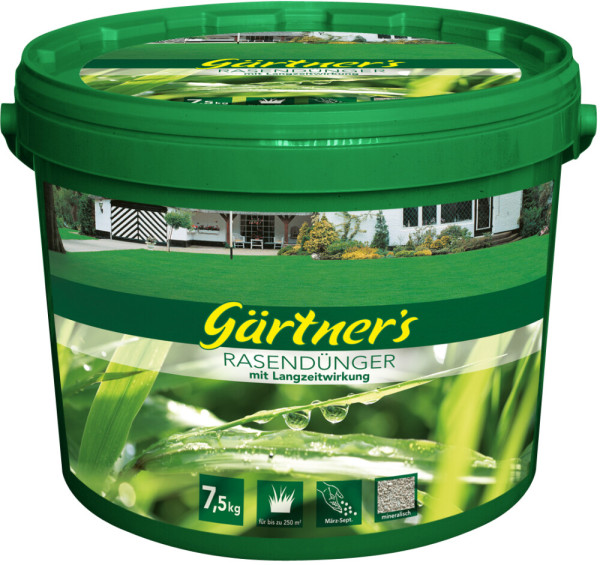 Gärtner's Rasendünger mit Langzeitwirkung 7,5kg