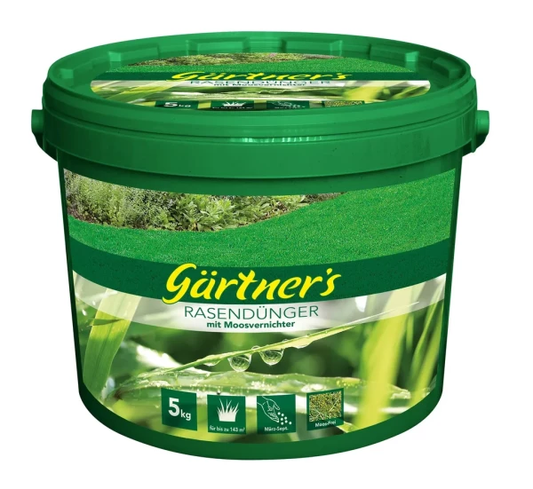 Gärtner's Rasendünger mit Moosvernichter 5kg