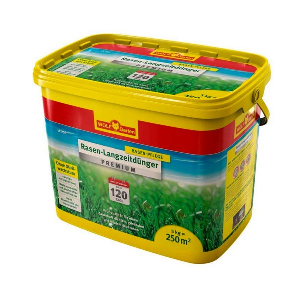 Wolf-Garten LE Premium Langzeitrasendünger für 120 Tage