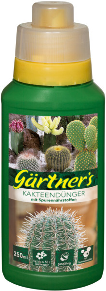 Produktbild von Gaertners Kakteenduenger mit Spurenelementen 250ml Flasche plus Dosierer