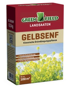 Greenfield Gelbsenf-Saat 500 Gramm