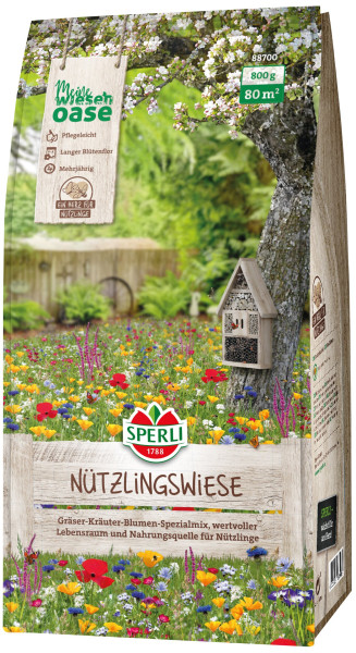 SPERLI Nützlingswiese 0,8kg für 80m² Vorderseite